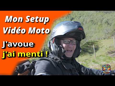 Setup vidéo complet pour filmer à moto