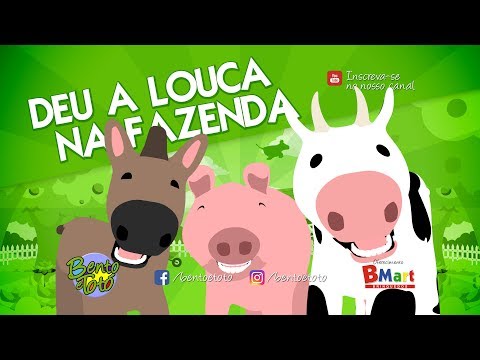 Capa de Bento e Totó - Deu a Louca na Fazenda (Desenho Infantil)