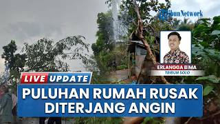 Cuaca Ekstrem di Wonogiri, Hujan Lebat & Angin Kencang Rusak Puluhan Rumah, 8 Kecamatan Terdampak