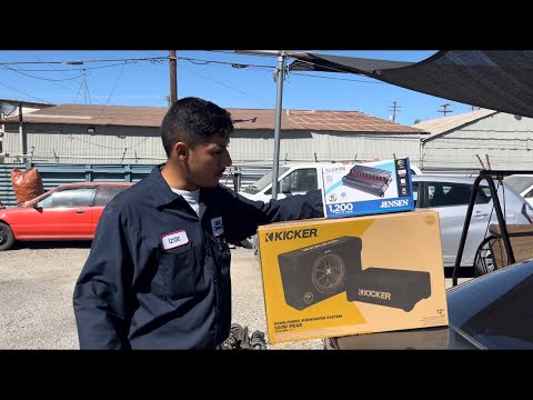 12 Inch Kicker Down Firing Subwoofer from Walmart Review!