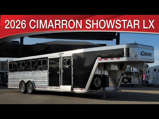 Preview image of 2026 Cimarron Showstar LX Pen System Livestock Trailer youtube video