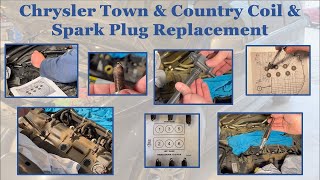 2011 - 2016 Chrysler Town & Country Ignition Coil and Spark Plug Replacement. Misfire Code Easy DIY