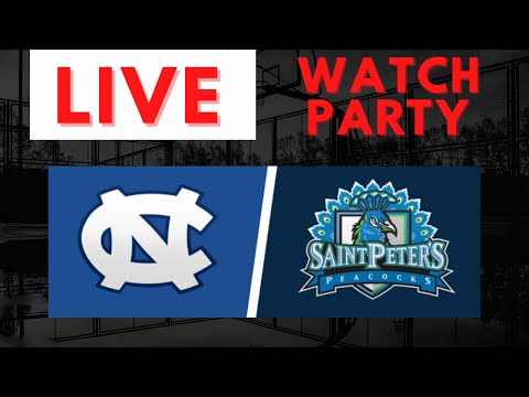 North Carolina vs St. Peters LIVE Watch Party! (Elite 8)
