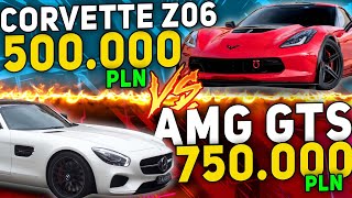 1/4 MILI WYŚCIGI | AMG GTS VS CORVETTE 🔥