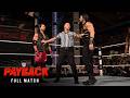 FULL MATCH Roman Reigns Vs AJ Styles WWE Title Match WWE Payback 2016
