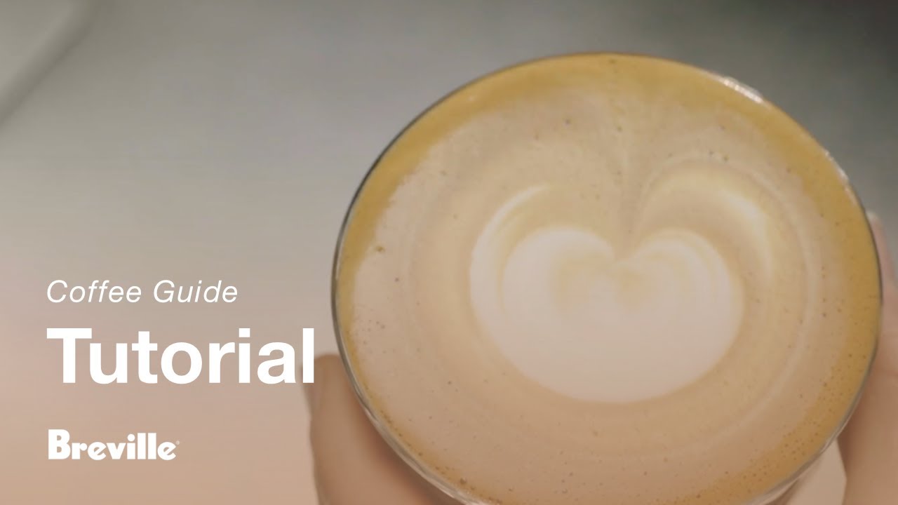 How to create latte art: the dot