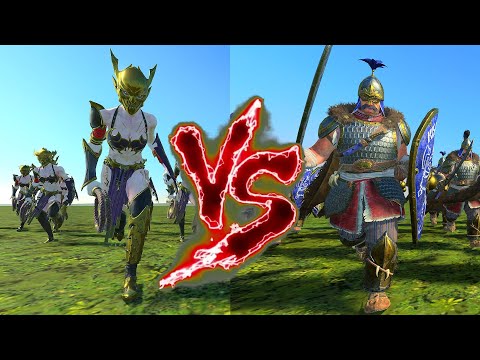 Sisters of Slaughter VS Tzar Guard. Total War Warhammer 3
