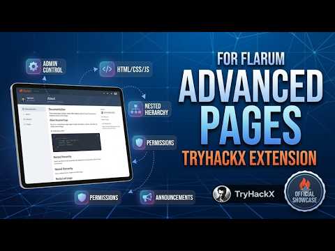 Flarum Advanced Pages