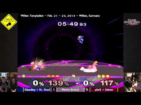 Witten Temptation - Däumling + Dr  Dead vs pheX + Usleon - Winners Bracket SSBM Teams