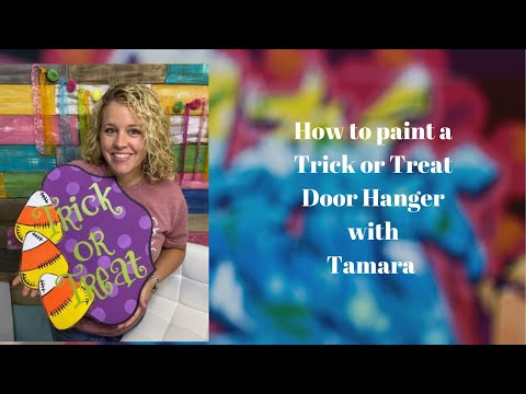 Trick or Treat Door Hanger part 2