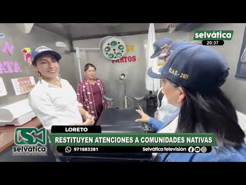 Selvática TV de Ucayali | Restituyen servicios en comunidades nativas de Loreto