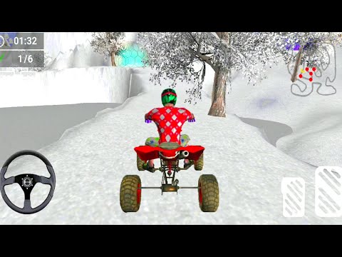 ATV Quad Bike Mountain Balance Driving | ATV Bike 3D Racing Games | Dirt Bike Race Driving