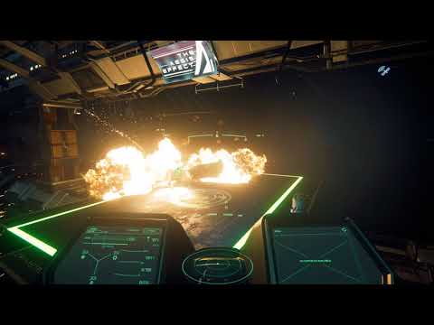 blowing up a caterpillar full of cargo