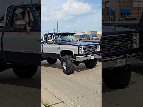 Chevrolet Silverado Classic Pickup Truck Drive By Engine Sound Fort Street Cruise 2024