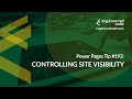 Power Pages Tip #193 - Controlling Site Visibility - Engineered Code