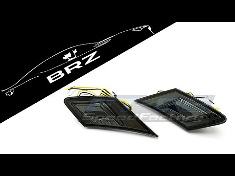 BRZ GCS Sidemarker Lights (Smoked) Install