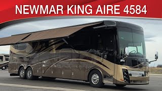 A preview image of the linked video showcasing 2013 Newmar King Aire 4584