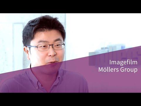 Image film Möllers Group: Full Line - filling, palletizing, wrapping and loading