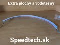 LED silikónový extra plochý pásik 12V - modrý (60cm) - Video Youtube