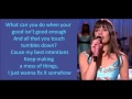 Glee - Get It Right (lyrics) 