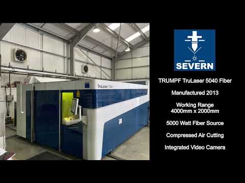 TRUMPF TruLaser 5030 Fiber at Severn Machines Limited