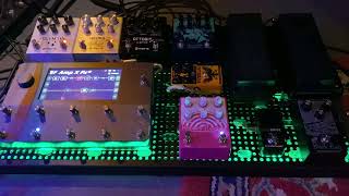 Video thumbnail for New Temple Trio 28 Pedalboard!! by Corey Haren
