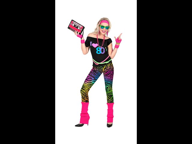 80s fashion kostume video