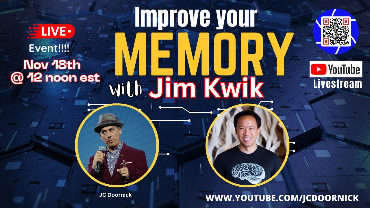 How does Jim Kwik remember numbers and names?