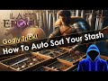 How to Auto Sort Your Stash in Last Epoch