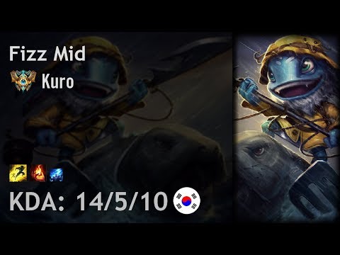 Fizz Mid vs Vladimir - Kuro - KR Challenger Patch 7.17