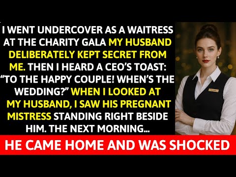 I Snuck into My Husband’s “Exclusive” Gala as Staff—Caught Him Cheating So I Took Everything Instead