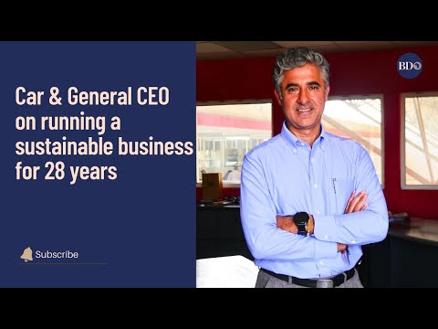 Vijay Gidoomal: Car & General CEO on running a sustainable business for 28 years