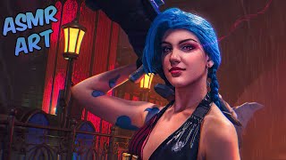 Cosplay Edit Jinx In Photoshop and Blender 3D
