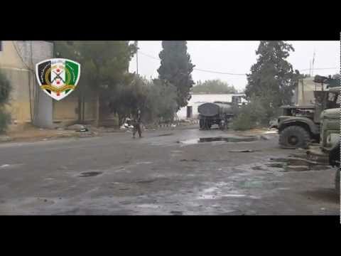 جولة ميدانية داخل لواء التأمين الإلكتروني في الغوطة الشرقية بعد السيطرة عليه من قبل فصائل المجلس العسكري لدمشق وريفها