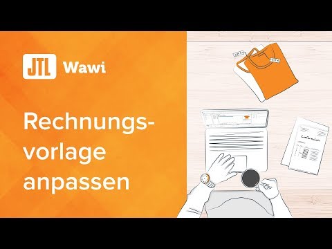 JTL-Wawi Anpassung Rechnungsvorlage Professionell