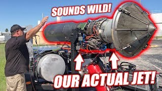 Test Firing Project Mullet's ACTUAL Jet Engine! (Spooling Up to 90% Throttle)