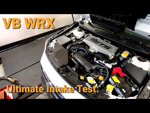 2023 VB Subaru WRX Ultimate Intake Test: Stock vs Drop-in filter vs modded vs ETS intake.