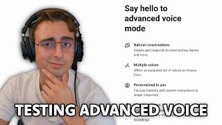 Open AI Advanced Voice is HERE - LIVE TESTING!