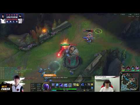 SKT T1 Faker Ryze vs Corki mid Pre Season 8 HD
