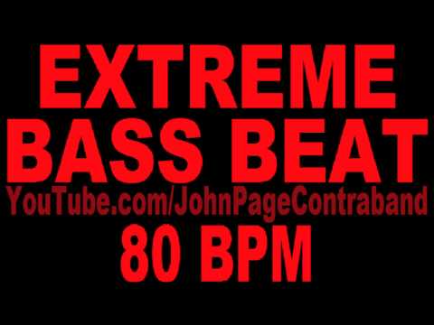 Extreme Bass Rap Beat 80 bpm 808 Heavy Subwoofer Test
