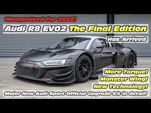 Audi R8 EVO2: New Final Edition In Depth. More Torque, New Technology, Reduced Drag, Big Wing & More
