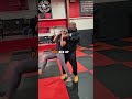 Defense against a choke from the back
