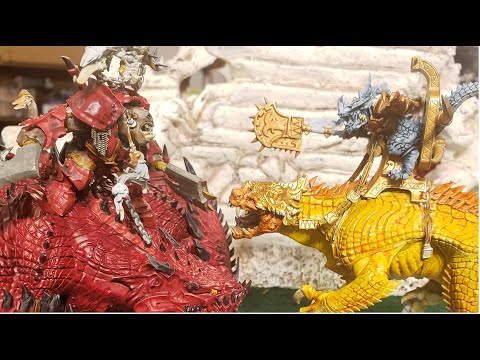 Age of Sigmar 3rd edition battle report: orruk warclans vs Seraphon