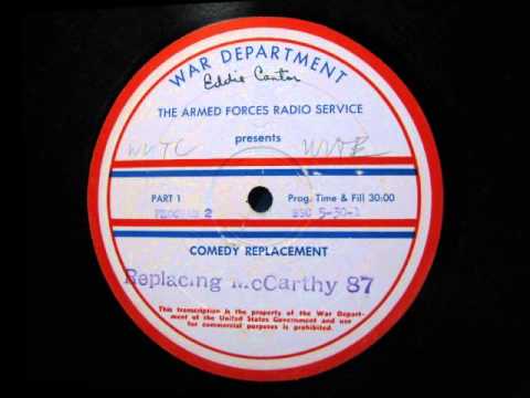 Eddie Cantor Radio Show on AFRS Transcription (Count Basie filler)
