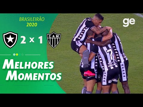 BOTAFOGO 2 X 1 ATLÉTICO-MG | MELHORES MOMENTOS | 4ª RODADA BRASILEIRÃO 2020 | ge.globo