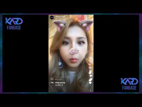 [171129] KARD 's Instagram Live at Facebook Korea