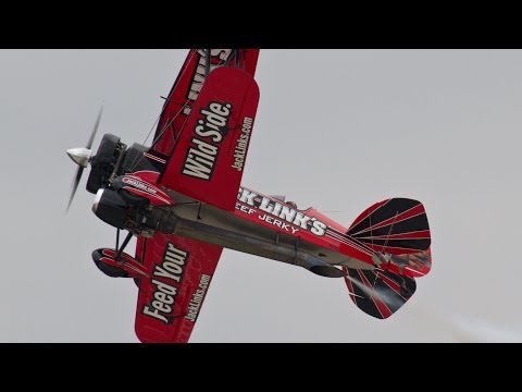 Jet Biplane Takeoff and Climb (Screamin' Sasquatch)