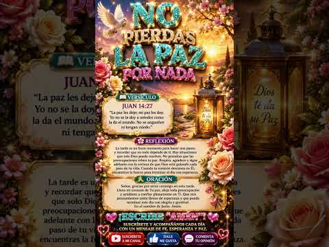 No pierdas La Paz por nada ni nadie.