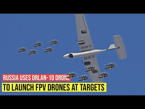 Российские беспилотники «Орлан-10» становятся носителями дронов FPV, меняя правила игры в небе Ук...