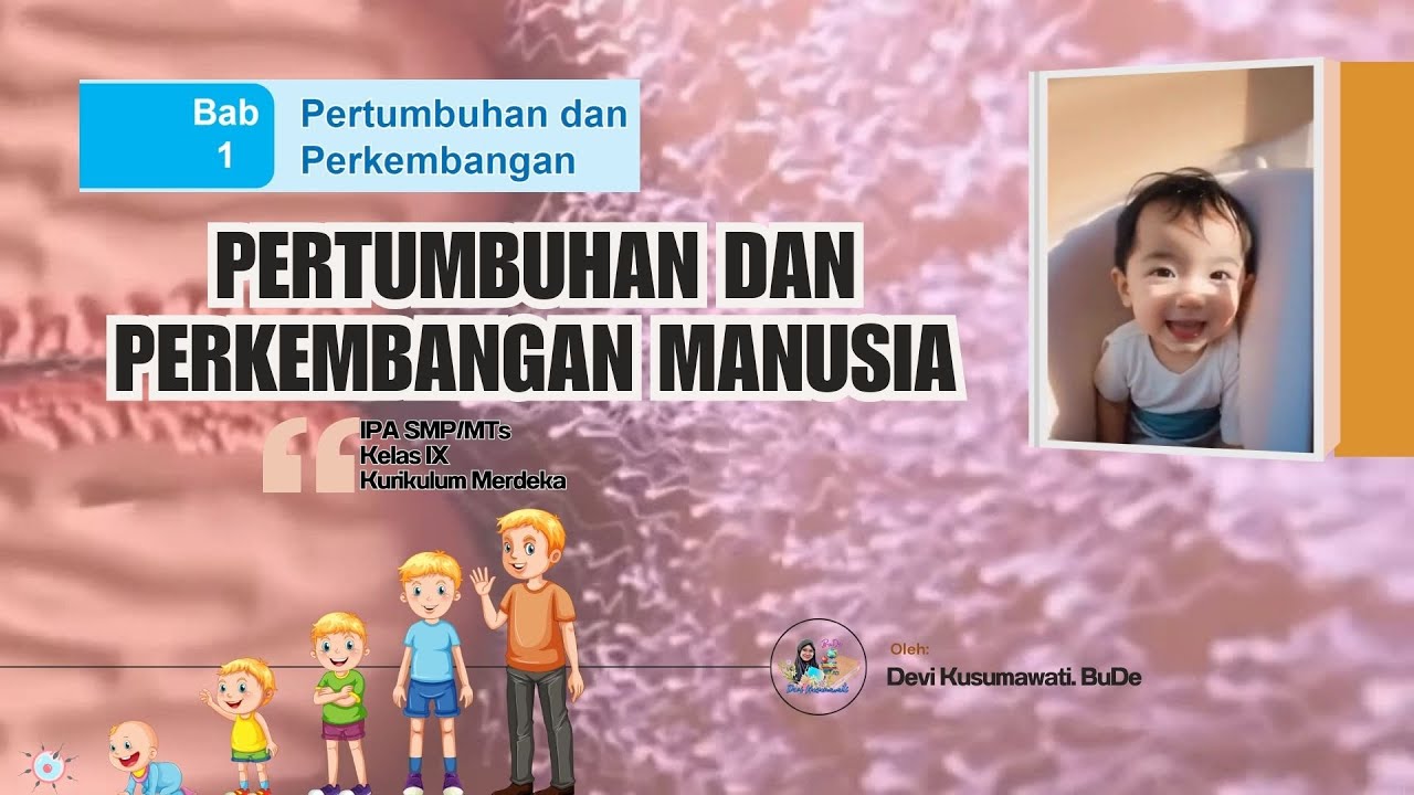 BAB 1 Pertumbuhan dan Perkembangan Manusia | Materi IPA SMP Kelas 9 Kurikulum Merdeka